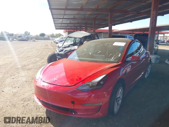 2023 Tesla Model 3 with VIN 5YJ3E1EA9PF546264, listed as a IAAI auction lot 41657055 with 5,634 mi miles and . Bid and sale history available at DreamBid. Image 16.