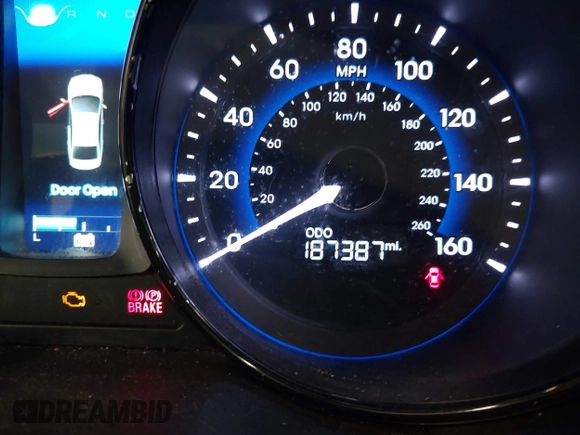2015 Hyundai Sonata Hybrid Limited with VIN KMHEC4A40FA121325, listed as a IAAI auction lot 41976708 with 187,387 mi miles. Bid and sale history available at carsss.com. Image 15.