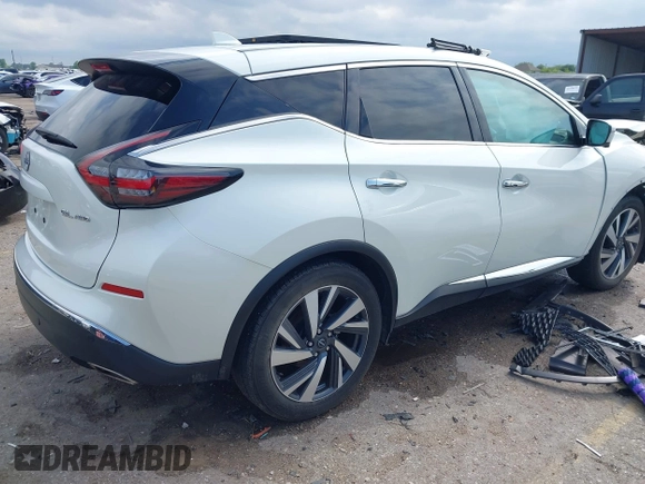 2023 Nissan Murano SL z VIN 5N1AZ2CS0PC130237, wystawiony jako IAAI lot #42103971 z przebiegiem 48 316 mil mil oraz . Historia ofert i sprzedaży dostępna na DreamBid. Obrazek 4.