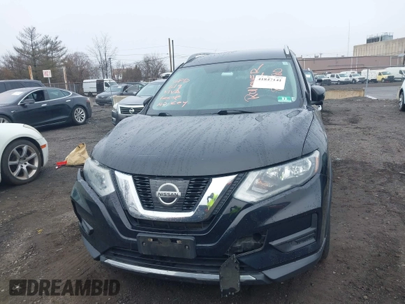2017 Nissan Rogue SL with VIN 5N1AT2MV7HC852980, listed as a IAAI auction lot 41847141 with 108,937 mi miles. Bid and sale history available at carsss.com. Image 12.