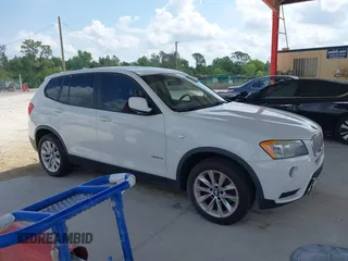 2014 BMW X3 xDrive28i with VIN 5UXWX9C57E0D26565, listed as a IAAI auction lot 42173843 with 110,266 mi miles and . Bid and sale history available at DreamBid. Image 13.