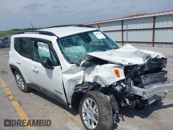 2022 Jeep Renegade Latitude with VIN ZACNJDB11NPN44179, listed as a IAAI auction lot 42523206 with 29,966 mi miles and . Bid and sale history available at DreamBid. Image 1.