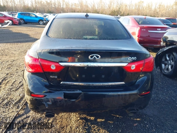 2017 Infiniti Q50 Premium with VIN JN1EV7ARXHM833924, listed as a IAAI auction lot 41397630 with 278,408 mi miles and . Bid and sale history available at carsss.com. Image 15.
