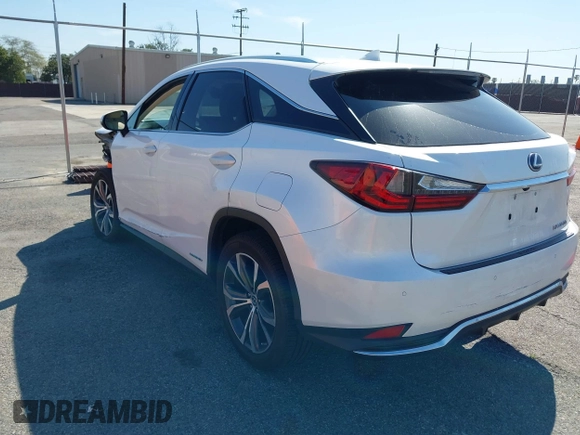 2021 Lexus RX with VIN 2T2HGMDAXMC059802, listed as a IAAI auction lot 41861911 with 31,791 mi miles. Bid and sale history available at carsss.com. Image 3.