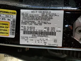 2016 Lincoln MKZ with VIN 3LN6L2JK4GR629425, listed as a Copart auction lot 52854645 with 127,981 mi miles and Salvage title. Bid and sale history available at DreamBid. Image 13.
