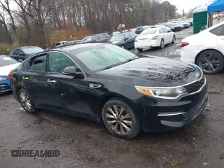 2018 Kia Optima LX with VIN 5XXGT4L38JG271181, listed as a IAAI auction lot 41911480 with 59,010 mi miles and . Bid and sale history available at carsss.com. Image 13.