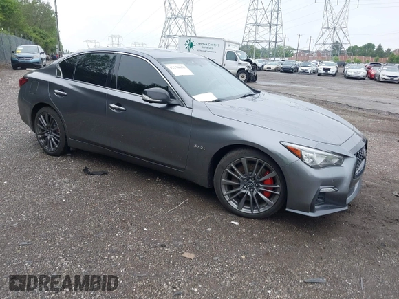 2019 Infiniti Q50 Red Sport 400 с VIN JN1FV7AR9KM800828, выставлен на аукционе IAAI как лот 42278058 с пробегом 91 475 миль миль и . История ставок и продаж доступна на DreamBid. Изображение 1.