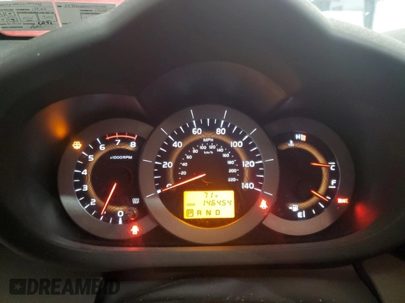 2012 Toyota RAV4 Sport with VIN 2T3RF4DV6CW247476, listed as a Copart auction lot 57882025 with 146,454 mi miles and Salvage title. Bid and sale history available at DreamBid. Image 9.
