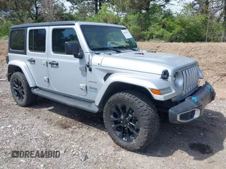 2023 Jeep Wrangler Sahara with VIN 1C4JJXP63PW528790, listed as a IAAI auction lot 42053394 with 28,375 mi miles and . Bid and sale history available at DreamBid. Image 1.