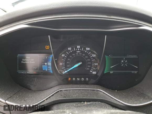 2016 Ford Fusion Titanium with VIN 3FA6P0K93GR135409, listed as a Copart auction lot 51434795 with 111,472 mi miles and Salvage Title. Bid and sale history available at carsss.com. Image 9.
