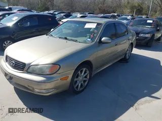 2002 Infiniti I35 Luxury with VIN JNKDA31A12T029546, listed as a IAAI auction lot 41853216 with 89,911 mi miles. Bid and sale history available at carsss.com. Image 2.