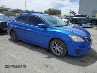 2013 Nissan Sentra FE+ S with VIN 3N1AB7AP1DL627448, listed as a Copart auction lot 52563635 with 154,428 mi miles and Salvage Title. Bid and sale history available at DreamBid. Image 4.