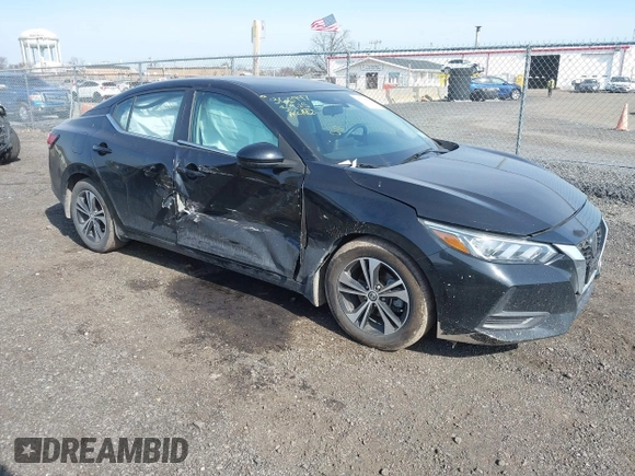 2021 Nissan Sentra SV z VIN 3N1AB8CVXMY279895, wystawiony jako IAAI lot #41794768 z przebiegiem 169 955 mil mil oraz . Historia ofert i sprzedaży dostępna na DreamBid. Obrazek 1.