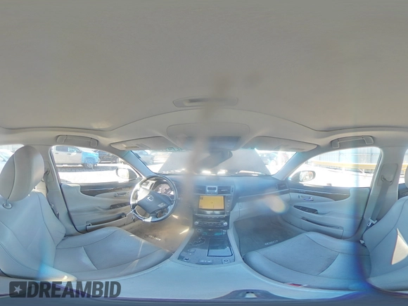 2012 Lexus LS 460 with VIN JTHCL5EF5C5014190, listed as a Copart auction lot 42741145 with 113,385 mi miles and Salvage title. Bid and sale history available at DreamBid. Image 12.