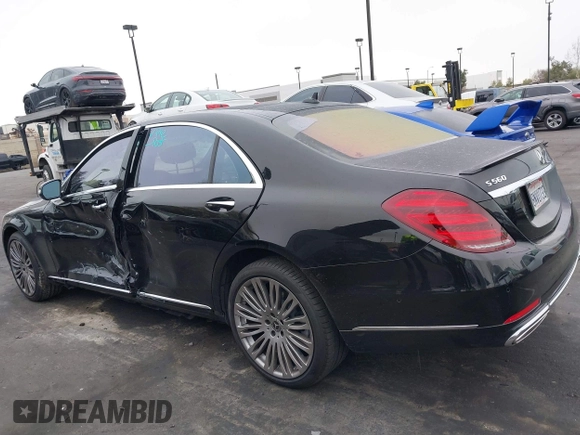 2020 Mercedes-Benz S-Class S 560 with VIN WDDUG8DB3LA509043, listed as a IAAI auction lot 41740807 with 39,391 mi miles. Bid and sale history available at carsss.com. Image 15.