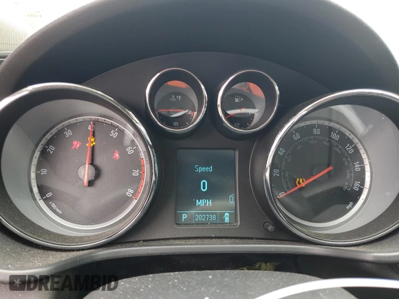 2011 Buick Regal with VIN 2G4G05GV7B9193961, listed as a Copart auction lot 54771284 with 202,738 mi miles and Non Repairable. Bid and sale history available at DreamBid. Image 9.