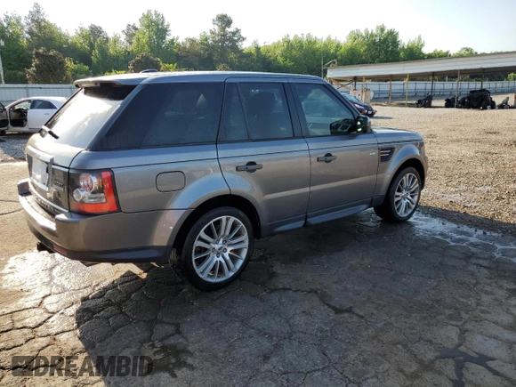 2011 Land Rover Range Rover Sport HSE Lux with VIN SALSK2D4XBA292953, listed as a Copart auction lot 54599915 with 3,164 mi miles and Salvage Title. Bid and sale history available at DreamBid. Image 3.