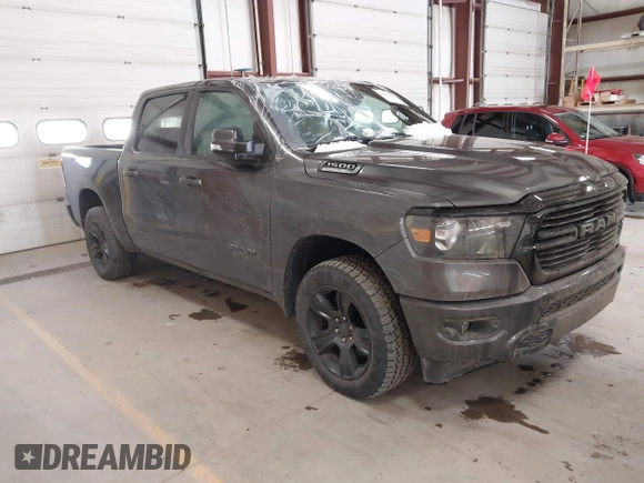 2020 Ram 1500 Big Horn z VIN 1C6SRFFT6LN103179, wystawiony jako IAAI lot #41884083 z przebiegiem 63 461 mil mil oraz . Historia ofert i sprzedaży dostępna na DreamBid. Obrazek 1.
