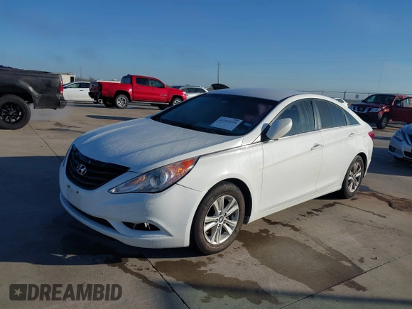 2013 Hyundai Sonata GLS with VIN 5NPEB4AC4DH653973, listed as a IAAI auction lot 41209268 with 170,399 mi miles and . Bid and sale history available at DreamBid. Image 2.