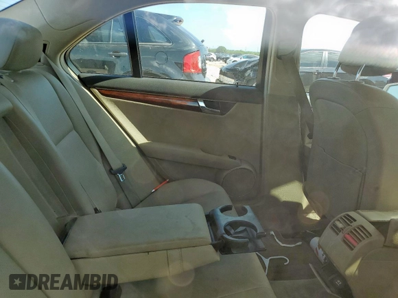 2011 Mercedes-Benz C 300 Sport with VIN WDDGF5EBXBR149024, listed as a Copart auction lot 61196585 with Not provided miles and Salvage title. Bid and sale history available at DreamBid. Image 10.