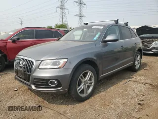 2013 Audi Q5 Premium Plus with VIN WA1LFAFP8DA033425, listed as a Copart auction lot 58250535 with 85,015 mi miles and Salvage title. Bid and sale history available at DreamBid. Image 1.