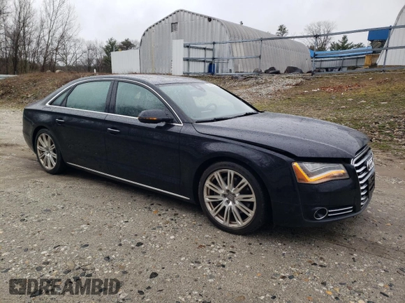 2013 Audi A8 L 3.0L with VIN WAURGAFD5DN017479, listed as a Copart auction lot 52292865 with 225,180 mi miles and Non Repairable. Bid and sale history available at carsss.com. Image 4.