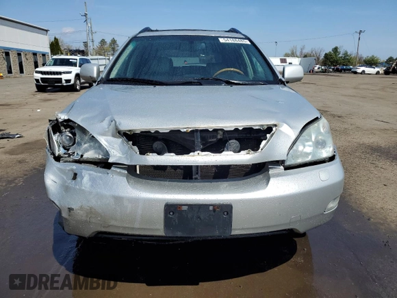 2007 Lexus RX 350 with VIN 2T2HK31U17C032886, listed as a Copart auction lot 54188485 with 240,559 mi miles and Salvage Title. Bid and sale history available at DreamBid. Image 5.