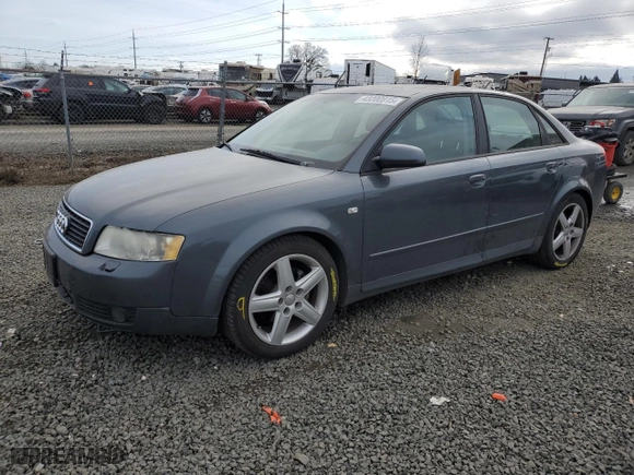 2004 Audi A4 1.8T with VIN WAULC68E24A062424, listed as a Copart auction lot 43200915 with 141,580 mi miles and Salvage Title. Bid and sale history available at carsss.com. Image 1.