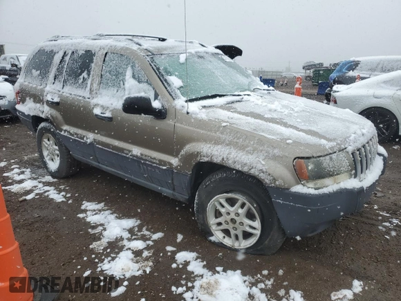 2004 Jeep Grand Cherokee Laredo with VIN 1J4GW48N94C408435, listed as a Copart auction lot 53101955 with Not provided miles and Clean title. Bid and sale history available at DreamBid. Image 4.