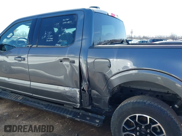 2023 Ford F-150 XL with VIN 1FTFW1E5XPFA64539, listed as a IAAI auction lot 41814306 with 58,207 mi miles and . Bid and sale history available at carsss.com. Image 6.