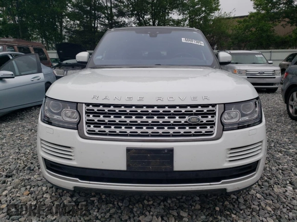 2017 Land Rover Range Rover HSE with VIN SALGS2FV1HA358780, listed as a Copart auction lot 60881385 with 18,432 mi miles and Salvage title. Bid and sale history available at DreamBid. Image 5.