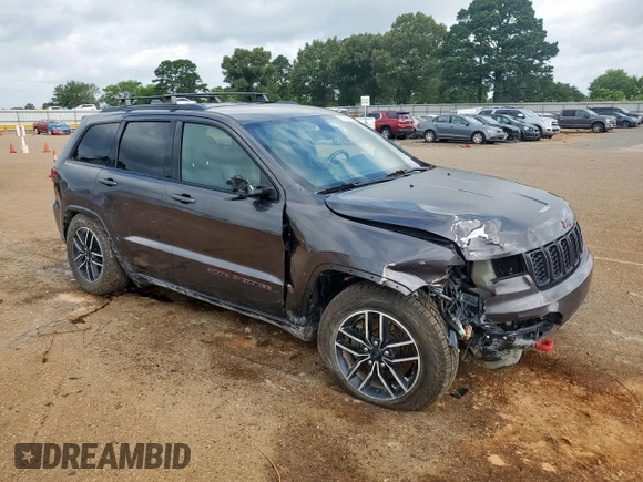 2019 Jeep Grand Cherokee Trailhawk with VIN 1C4RJFLT8KC626880, listed as a Copart auction lot 61364615 with 78,011 mi miles and Salvage title. Bid and sale history available at DreamBid. Image 4.