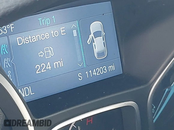 2014 Ford Focus SE with VIN 1FADP3F2XEL315908, listed as a IAAI auction lot 41843004 with 114,203 mi miles. Bid and sale history available at carsss.com. Image 7.