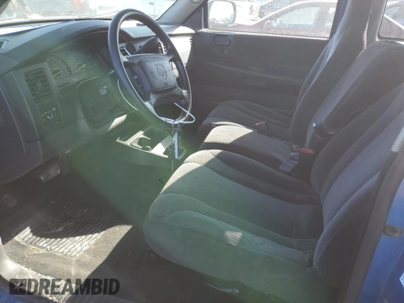 2001 Dodge Dakota SLT with VIN 1B7GG22X01S283618, listed as a Copart auction lot 42608555 with 142,307 mi miles and Salvage Title. Bid and sale history available at DreamBid. Image 7.