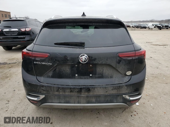 2023 Buick Envision Preferred with VIN LRBAZLR46PD055412, listed as a Copart auction lot 43463655 with 22,972 mi miles and Non Repairable. Bid and sale history available at carsss.com. Image 6.
