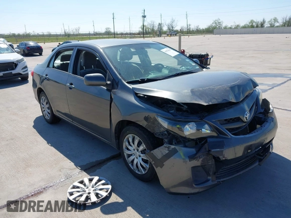 2012 Toyota Corolla L with VIN 2T1BU4EE9CC831743, listed as a IAAI auction lot 41870966 with 166,548 mi miles. Bid and sale history available at carsss.com. Image 1.