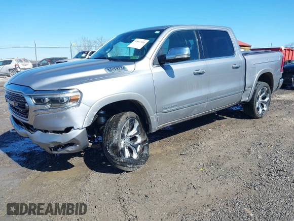 2019 Ram 1500 Limited z VIN 1C6SRFHT3KN755009, wystawiony jako IAAI lot #41807556 z przebiegiem 38 686 mil mil oraz . Historia ofert i sprzedaży dostępna na DreamBid. Obrazek 2.