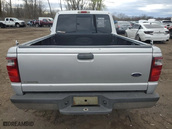 2002 Ford Ranger XL with VIN 1FTYR10D72TA12861, listed as a Copart auction lot 53472815 with 226,096 mi miles and Salvage Title. Bid and sale history available at carsss.com. Image 6.