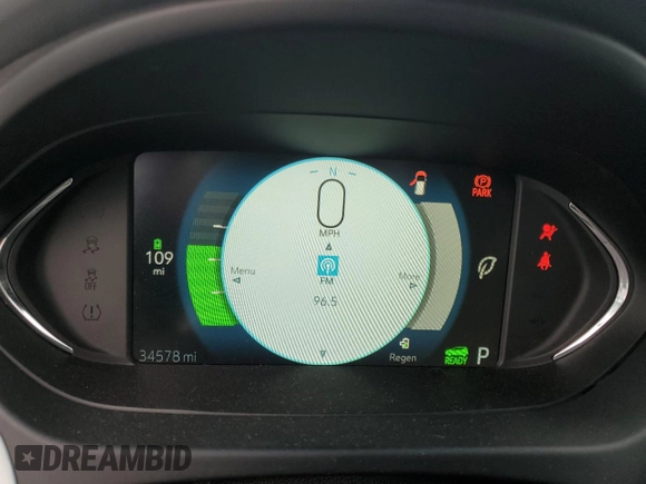 2020 Chevrolet Bolt EV LT with VIN 1G1FY6S07L4112268, listed as a Copart auction lot 40060623 with 34,578 mi miles. Bid and sale history available at carsss.com. Image 9.