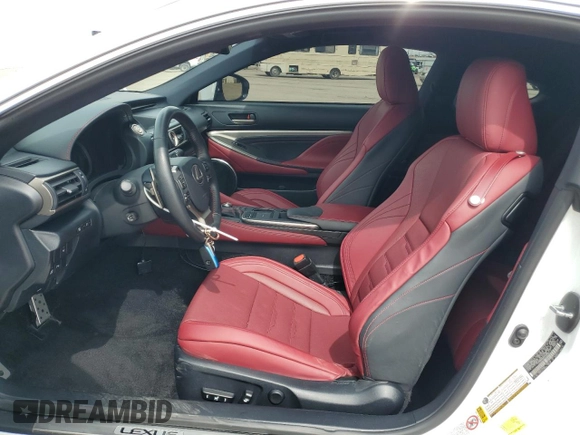 2015 Lexus RC 350 with VIN JTHSE5BC7F5000716, listed as a Copart auction lot 52376065 with 47,009 mi miles and Salvage Title. Bid and sale history available at carsss.com. Image 7.