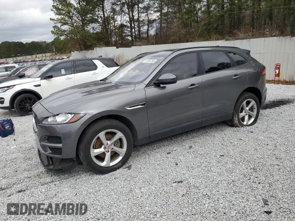 2018 Jaguar F-Pace 20d Premium with VIN SADCJ2FN1JA283470, listed as a Copart auction lot 44193755 with 145,809 mi miles and Clean Title. Bid and sale history available at DreamBid. Image 1.
