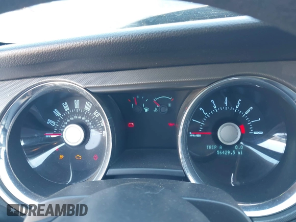 2011 Ford Mustang V6 with VIN 1ZVBP8EM7B5129385, listed as a IAAI auction lot 41208300 with 56,429 mi miles and . Bid and sale history available at DreamBid. Image 7.