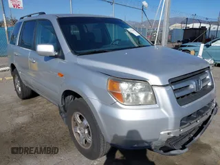 2007 Honda Pilot EX-L with VIN 2HKYF18767H521343, listed as a IAAI auction lot 41713495 with 187,249 mi miles and . Bid and sale history available at DreamBid. Image 1.