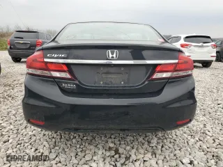 2015 Honda Civic Sedan LX with VIN 2HGFB2F55FH549380, listed as a Copart auction lot 52344955 with 91,236 mi miles and Clean Title. Bid and sale history available at carsss.com. Image 6.