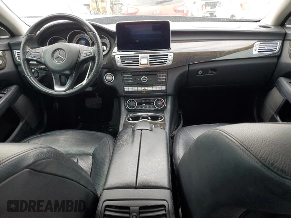 2015 Mercedes-Benz CLS 400 with VIN WDDLJ6HB7FA133768, listed as a Copart auction lot 45547855 with 130,514 mi miles and Salvage title. Bid and sale history available at DreamBid. Image 8.
