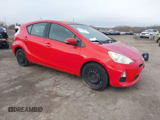2012 Toyota Prius One with VIN JTDKDTB32C1011022, listed as a IAAI auction lot 41876882 with Not Provided miles. Bid and sale history available at carsss.com. Image 1.