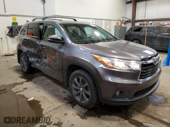 2015 Toyota Highlander Limited z VIN 5TDDKRFH3FS194834, wystawiony jako Copart lot #89077715 z przebiegiem 114 298 mil mil oraz Szkoda całkowita • Salvage title. Historia ofert i sprzedaży dostępna na DreamBid. Obrazek 4.
