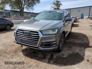 2017 Audi Q7 Premium Plus with VIN WA1LAAF74HD014776, listed as a Copart auction lot 57088365 with 152,853 mi miles and Salvage title. Bid and sale history available at DreamBid. Image 14.