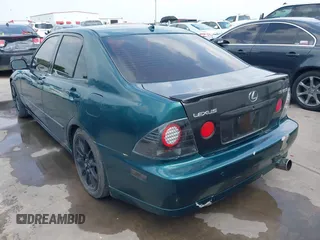 2001 Lexus IS with VIN JTHBD182710026748, listed as a IAAI auction lot 41887264 with 215,020 mi miles. Bid and sale history available at carsss.com. Image 3.