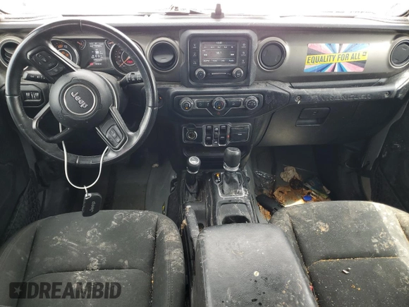 2019 Jeep Wrangler Unlimited Sport S z VIN 1C4HJXDN7KW586078, wystawiony jako Copart lot #56978995 z przebiegiem 72 152 mil mil oraz Szkoda całkowita • Salvage title. Historia ofert i sprzedaży dostępna na DreamBid. Obrazek 8.